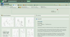 Desktop Screenshot of nicgiraffe.deviantart.com