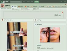 Tablet Screenshot of honeyl.deviantart.com