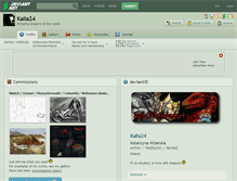 Tablet Screenshot of kalia24.deviantart.com