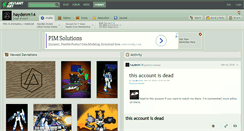 Desktop Screenshot of haydenm14.deviantart.com