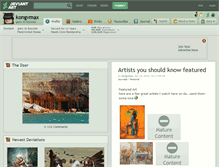 Tablet Screenshot of kongvmax.deviantart.com