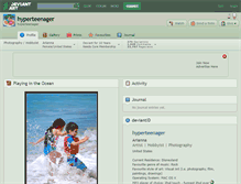 Tablet Screenshot of hyperteenager.deviantart.com