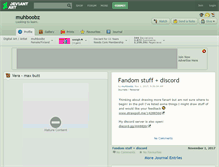 Tablet Screenshot of muhboobz.deviantart.com