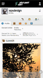 Mobile Screenshot of epsdesign.deviantart.com