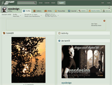 Tablet Screenshot of epsdesign.deviantart.com