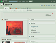 Tablet Screenshot of daniellebyrne.deviantart.com
