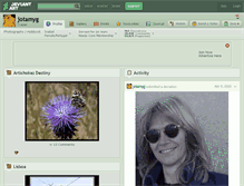 Tablet Screenshot of jotamyg.deviantart.com
