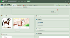 Desktop Screenshot of irish-teabag.deviantart.com