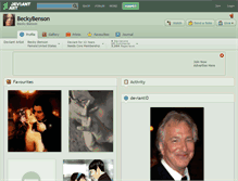 Tablet Screenshot of beckybenson.deviantart.com