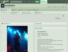 Tablet Screenshot of morbiddestiny.deviantart.com