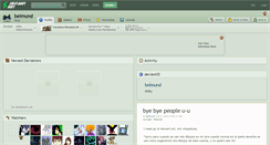 Desktop Screenshot of belmund.deviantart.com