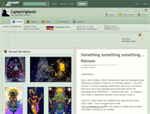 Tablet Screenshot of captainvigilante.deviantart.com