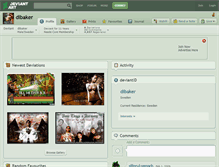 Tablet Screenshot of dibaker.deviantart.com