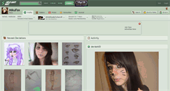 Desktop Screenshot of mikufox.deviantart.com
