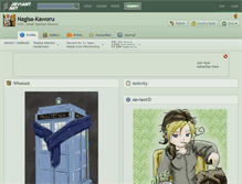 Tablet Screenshot of nagisa-kaworu.deviantart.com