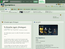 Tablet Screenshot of moonlightdewz.deviantart.com