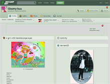 Tablet Screenshot of gloomy-buu.deviantart.com