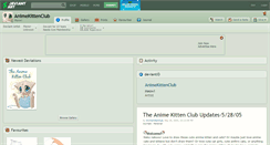 Desktop Screenshot of animekittenclub.deviantart.com