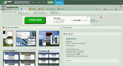 Desktop Screenshot of andymorum.deviantart.com