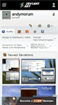 Mobile Screenshot of andymorum.deviantart.com
