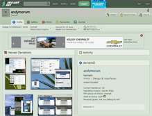 Tablet Screenshot of andymorum.deviantart.com