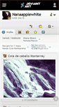 Mobile Screenshot of nanaapplewhite.deviantart.com