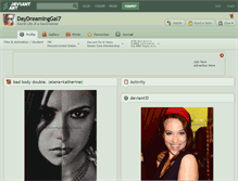 Tablet Screenshot of daydreaminggal7.deviantart.com
