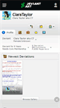 Mobile Screenshot of clarataylor.deviantart.com