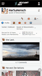 Mobile Screenshot of marsumensch.deviantart.com