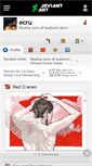 Mobile Screenshot of ecru.deviantart.com