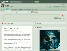 Tablet Screenshot of luna89.deviantart.com