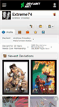 Mobile Screenshot of extreme74.deviantart.com