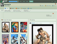 Tablet Screenshot of extreme74.deviantart.com