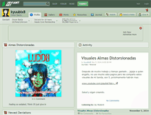 Tablet Screenshot of kyuubix8.deviantart.com