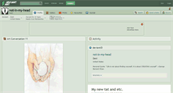 Desktop Screenshot of not-in-my-head.deviantart.com