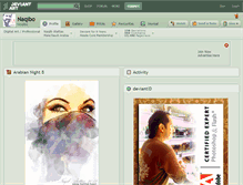 Tablet Screenshot of naqibo.deviantart.com