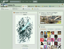 Tablet Screenshot of colony-9.deviantart.com