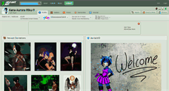 Desktop Screenshot of kana-aurora-riku-9.deviantart.com