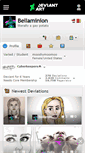 Mobile Screenshot of bellaminion.deviantart.com