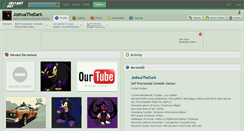 Desktop Screenshot of joshuathedark.deviantart.com