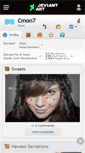 Mobile Screenshot of cmon7.deviantart.com