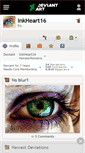 Mobile Screenshot of inkheart16.deviantart.com