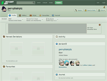 Tablet Screenshot of pervyblairplz.deviantart.com