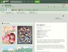 Tablet Screenshot of lily12-xd.deviantart.com