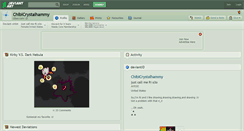Desktop Screenshot of chibicrystalhammy.deviantart.com