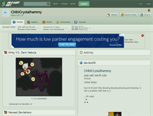Tablet Screenshot of chibicrystalhammy.deviantart.com