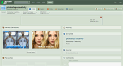 Desktop Screenshot of photoshop-creativity.deviantart.com