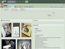 Tablet Screenshot of aaiiman.deviantart.com
