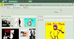 Desktop Screenshot of crownedingreen.deviantart.com