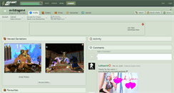 Desktop Screenshot of evildragon4.deviantart.com